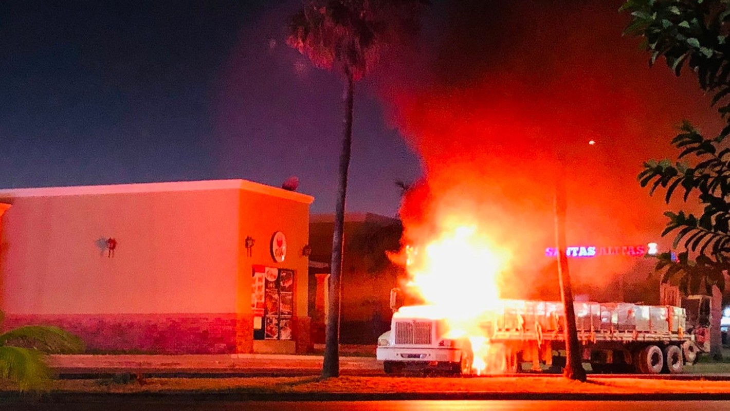 Culiacán amanece en llamas por supuesta detención de Ovidio Guzmán
